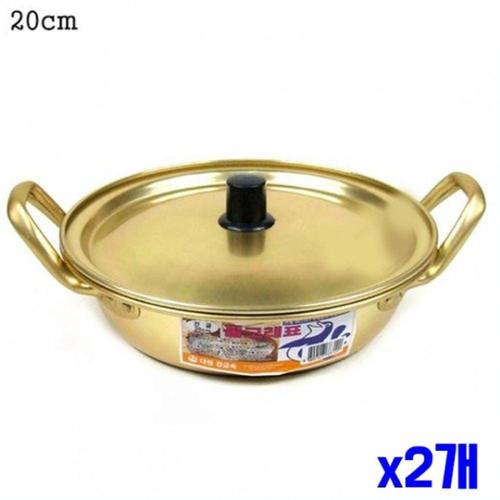 오너클랜 황냄비전골 알루미늄냄비 20cm 2개 황학동주방거리 업소용주방용품 WFOJJLP