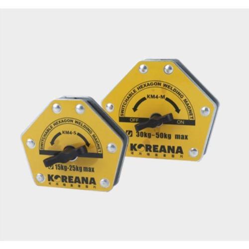 용접자석 (스위치/육각타입) 96x80x18(LxWxT)자력15-20KG KM4-S (WAB631D)