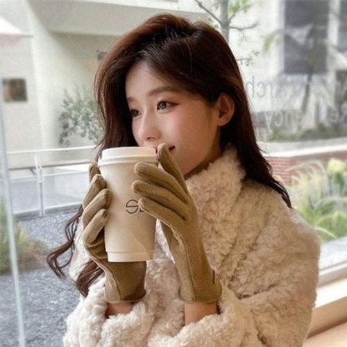 [엄지척]여자 장갑 데일리 겨울 여성 보온 슬림핏 드랄론원단_20177498_667501