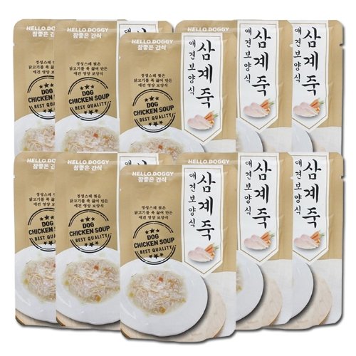 펫더맨 헬로도기 참좋은간식 애견보양식 80g 10개입 강아지간식 유통기한 2026/04/09일