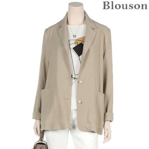 [블루종세일][한정/특가][블루종]빅포켓 싱글 린넨 자켓_[B2005JK032B]