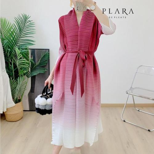 [플라라]플라라 (88까지)플리츠플라워데이션원피스+벨트SET