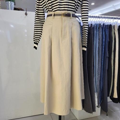 더스토아 DP01 벨트 밴딩 스커트  T24nhe345k008
