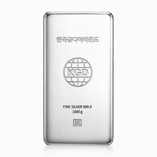 [한국금다이아몬드] 진공 실버바 은 시세 1kg(1000g) 은바 은괴 순은
