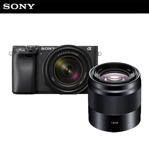 SONY [SONY] 소니 카메라 A6400M (SEL18135) + SEL50F18 단렌즈 패키지 / 미러리스 알파