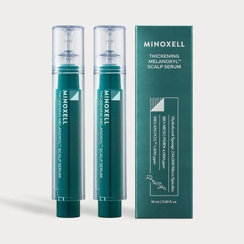 현대약품 마이녹셀 씨크닝 멜라녹실 PDRN 스피큘 탈모 앰플세럼 10ml 2개
