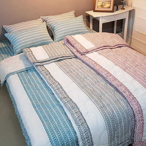 그림같은집 파이톤 시어서커 여름 누빔이불