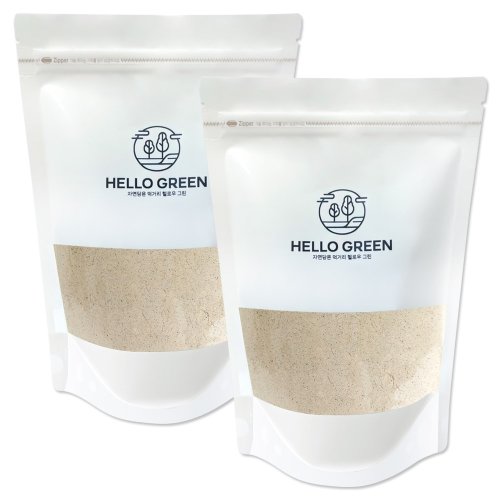 [헬로우그린] 국산 볶은 서리태 분말 500gX2(팩) 총1kg 검은 콩가루