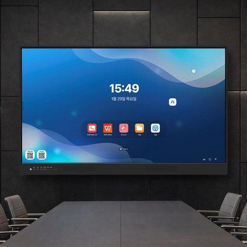 한화갤러리아㈜ 갤러리아_PJM-Board 86 MAX  벽브라켓형 전자칠판 배송만 86형 4K UHD, IR터치