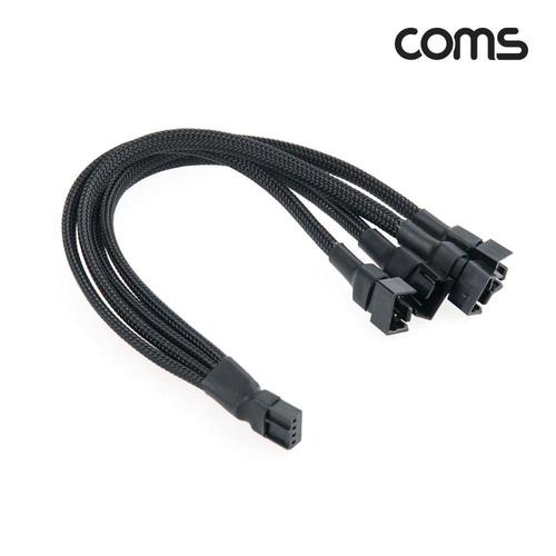 PWM 쿨러 케이블 4핀 4P 4선 분배 Y형 12V전용 25cm WD8FDF2