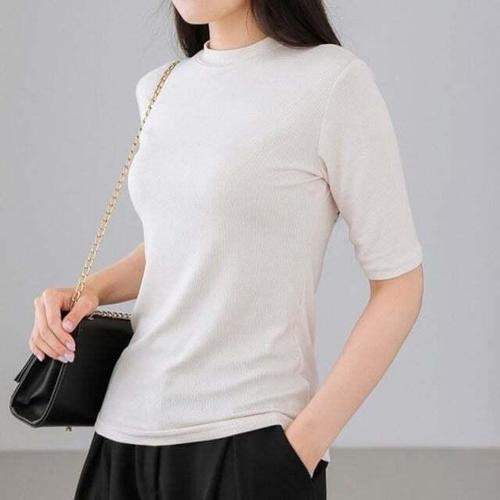 [셀럽하우스]기본 HDRI2687 티셔츠 반팔 유넥 무지 여름 반팔티