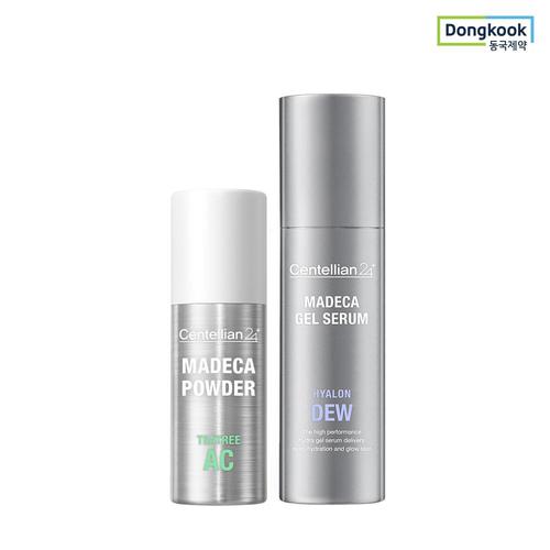 센텔리안24 마데카 분말 티트리 AC 마데카 파우더 6g 1개+마데카 겔 세럼 히알론 듀 30ml x 1개