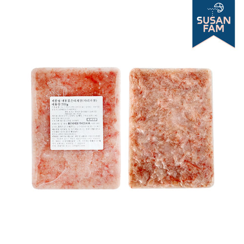 동해 홍게살 붉은대게 혼합 파지살 3호 700g(실중량500g)