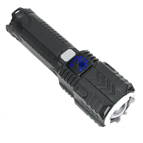 감성캠핑 XHP70 LED 충전식 줌 서치 라이트 랜턴 손전등 후레쉬