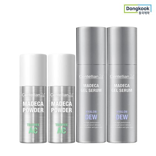 센텔리안24 마데카 분말 티트리 AC 마데카 파우더 6g 2개+마데카 겔 세럼 히알론 듀 30ml x 2개