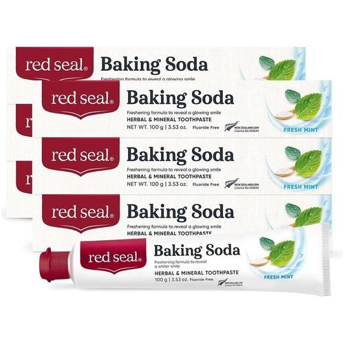 구강케어 100g x 베이킹소다 6 치약 레드씰 WFLXNAR