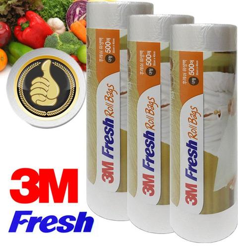 3M Fresh 롤위생백 대형 3롤 1500매 (W8E089E)