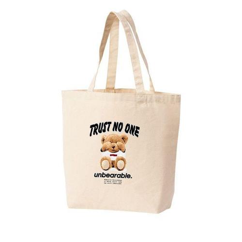 [에이치플러스몰]에코백 테디베어 눈가린곰 아기곰 귀여운곰 커플베어