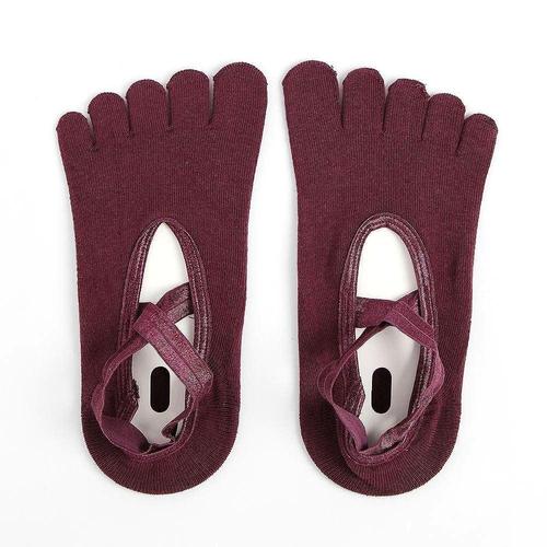 BDM 토삭스 요가 양말 퍼플 댄스 무용 운동 필라테스용