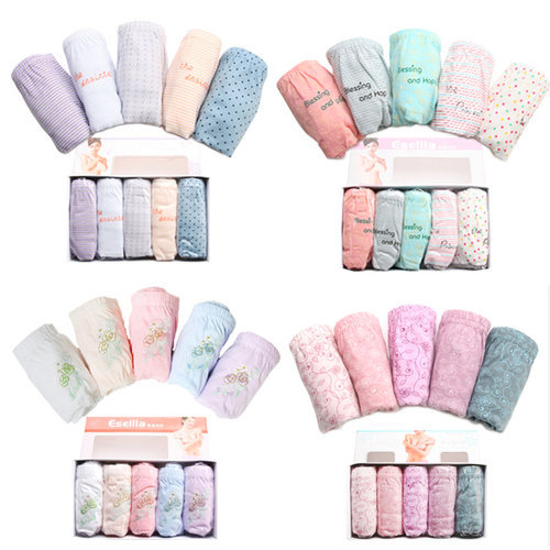 에셀리아코튼5매/요일팬티/면팬티/코튼팬티