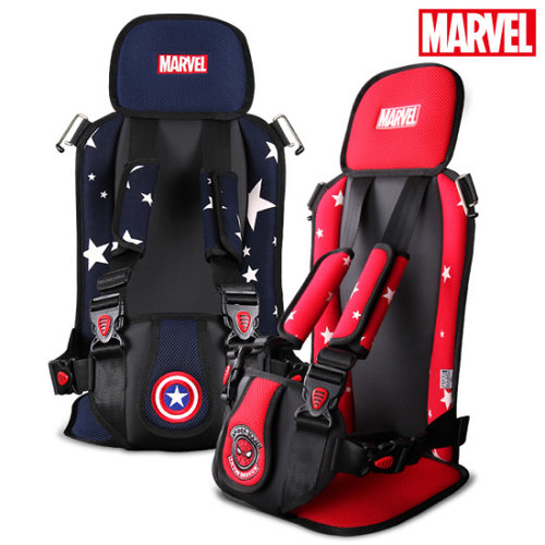 [세경카이프]마블 휴대용카시트 어린이 유아 주니어 간편슬림형