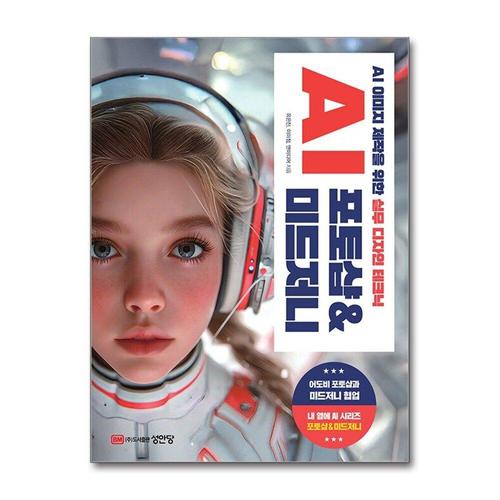 [제이북스]AI 포토샵 & 미드저니 - AI 이미지 제작을 위한 실무 디자인 테크닉