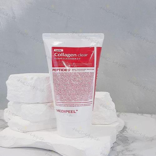 셀러허브 메디필 레드 락토 콜라겐 클리어 2.0 120ml (+전용해면) 폼클렌징 클렌징폼