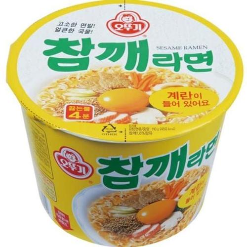 [셀러허브]라면맛있게 참깨라면 큰컵 110gx12개 BOX 오뚜기_6929