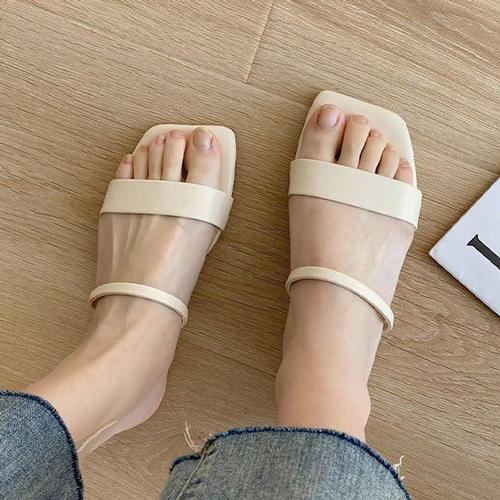 [오너클랜]인기상품 여자 스퀘어토 미니멀 스트랩 샌들 여름 데일리슈즈 [WFJFYGR_251107]