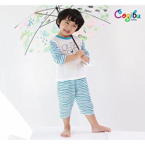 [삐삐롱](C21S3232BJA_BU) 썸머라이언 자카드 7부세트(C21S3232BJA_BU)