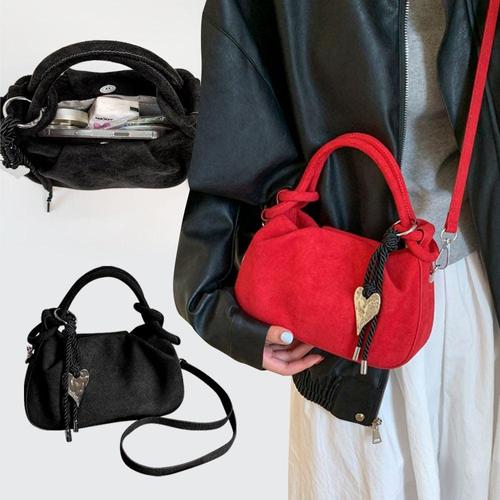 (큰손할인) 스웨이드 미니 크로스백 대학생가방 데일리백 핸드백 WFKLSWM