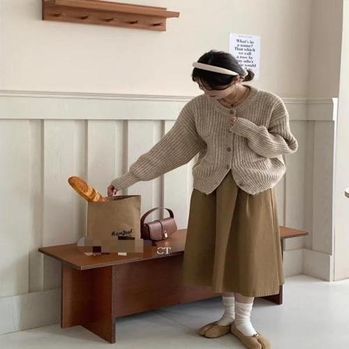 [브이와이][VY] 여자 홀리데이 U넥 니트짜임 보카시 아방핏 가디건_15878137_588847