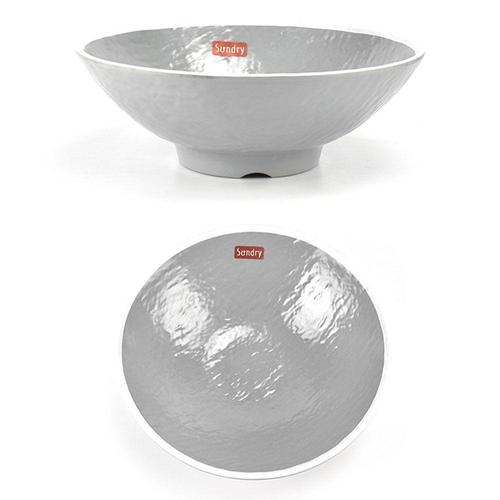 라멘그릇 멜라민 짜장 우동 짬뽕 냉면 그릇 24.5x8.4cm 13호 후식면기 HWABED3D