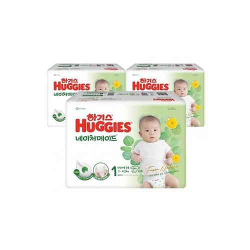 [하기스]하기스 네이처메이드 밴드형 1단계 공용 66매X3팩