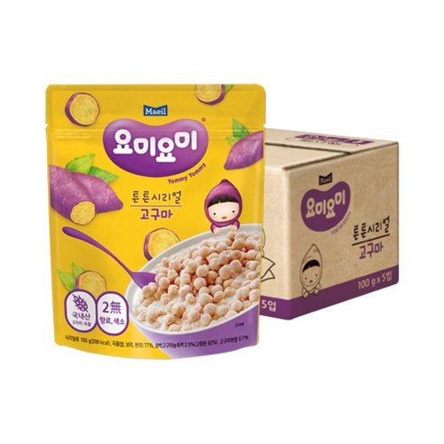 요미요미 튼튼시리얼 고구마 100g 5개입