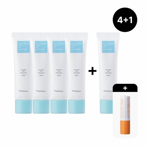 [4+1] 벨플라워 알파알부틴 크림 포 브라이트닝 30ml / 총 5개