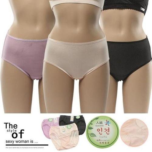 하프클럽 [셀러허브_여성트랜드패션]ONM 쿨링 빅사이즈팬티 빅사이즈 기본 통풍 가성비 인견팬