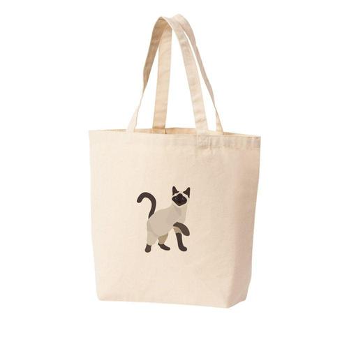 에코백 토트백 고양이 야옹이 CAT 샴고양이 다양한색상 전사이즈 WFKHENT