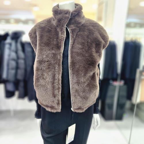 [KL]페이크퍼양면베스트 KTVTPL2200_DG