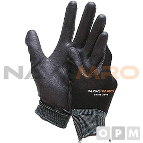 PU-PALM 코팅 나일론 장갑 Smart Glove 200/1PK/검정S (WA0A50D)