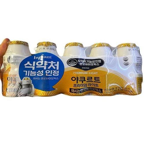 [에이알비티][한국야쿠르트] 야쿠르트 프리미엄 라이트 100ml X 5개 m40525 (30461967)