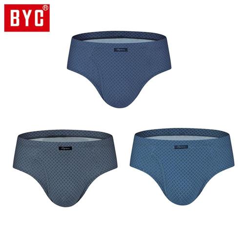 BYC 남성 맥시 3매입 삼각팬티 DOLF1012 W9E3E88