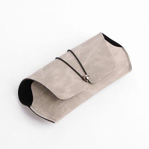 [에이치플러스몰]선글라스 뉴트로 케이스 그레이 가죽