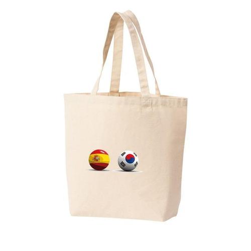 [BZJKN4BH_4A]에코백 토트백 국기 모음 한국 스페인