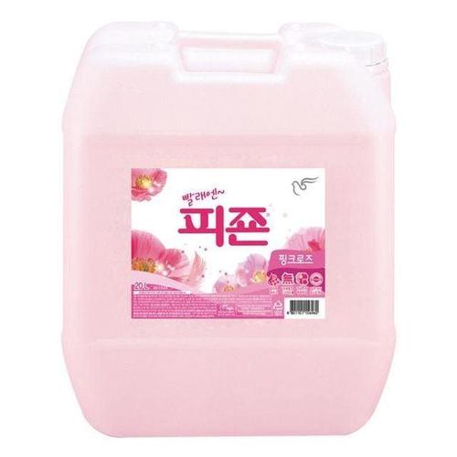 피죤 대용량장미유연제 핑크로즈향 섬유유연제 20L 말통 WFKQJ64