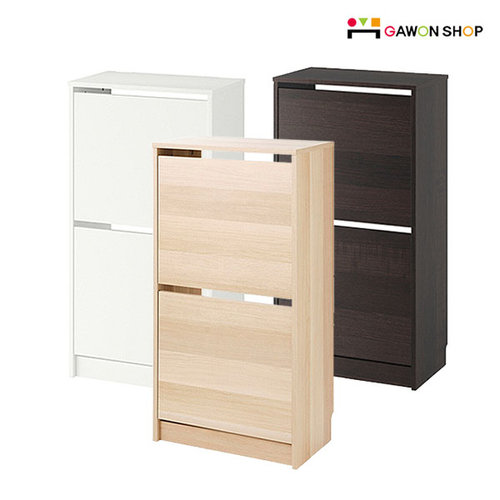 이케아 BISSA 2단 폴딩 신발장/정리/수납/현관/이케아/IKEA/슈즈보관대/