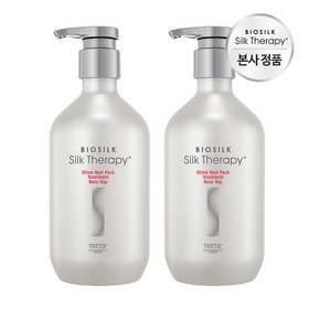 실크테라피 샤인 헤어팩 트리트먼트 로즈힙 500ml x 2개