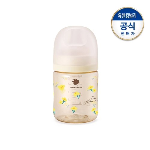 그린핑거 베베그로우 PPSU 노랑붓꽃 젖병160ml(젖꼭지S포함)