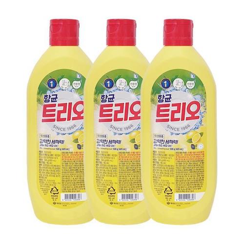 셀러허브 애경 트리오 주방세제 500g x3