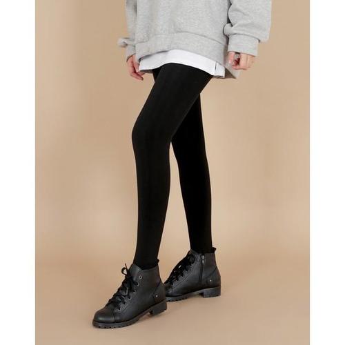 하프클럽 [퍼스트클로]2매 겨울필수템 여자라떼이중 심리스 밍크융털레깅스